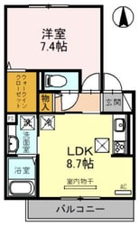 シャンポール雅の物件間取画像